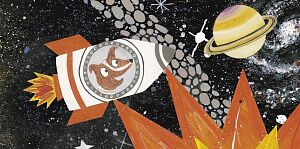 Научный клуб для малышей. Покорение космоса с книжкой «История космоса. Моя первая книга о Вселенной»