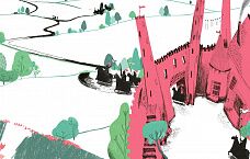 Архитектурная мастерская. Изучаем и строим средневековый замок с книжкой «Два мелких рыцаря»