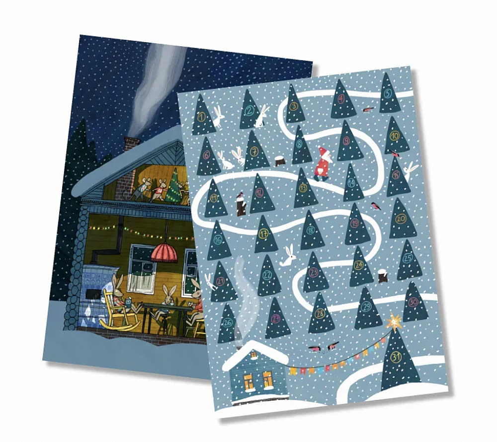 Адвент-календарь «Заячий домик» - купить книгу в интернет-магазине Самокат
