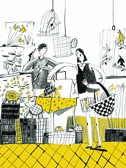 Художник на Самокате! Мастер-класс иллюстратора Юли Кошелевой.