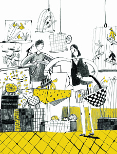 Художник на Самокате! Мастер-класс иллюстратора Юли Кошелевой.