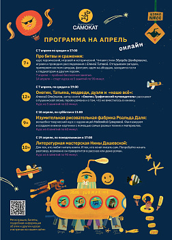 Все мероприятия Самоката в апреле