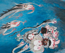 Творческий переполох встречает китайский новый год и мастерит драконов! 